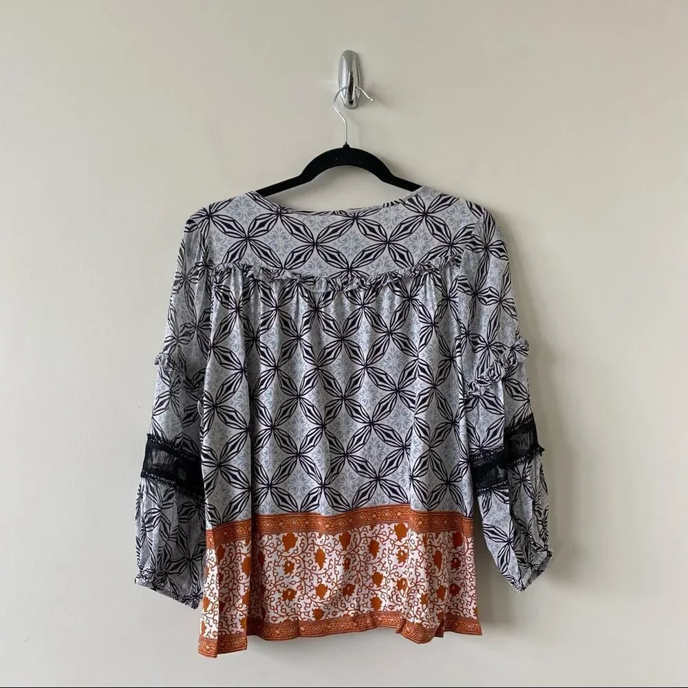 Anthropologie - Boho Peasant Mathilda Top (Size:Small) - Picture 3 of 10